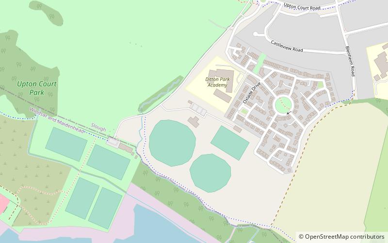 Slough Cricket Club location map