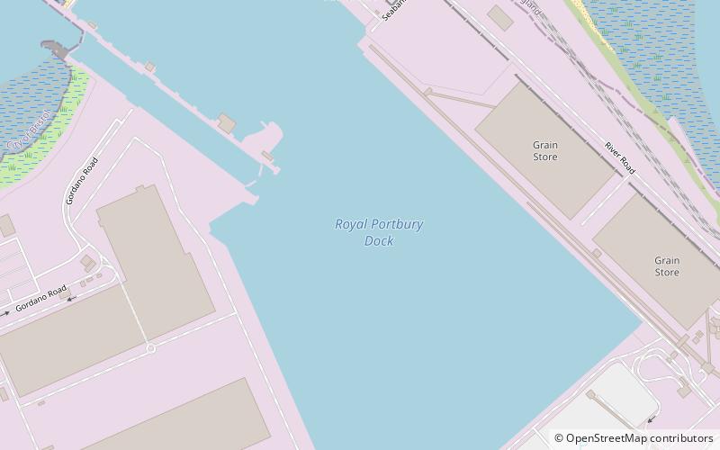 Royal Portbury Dock location map