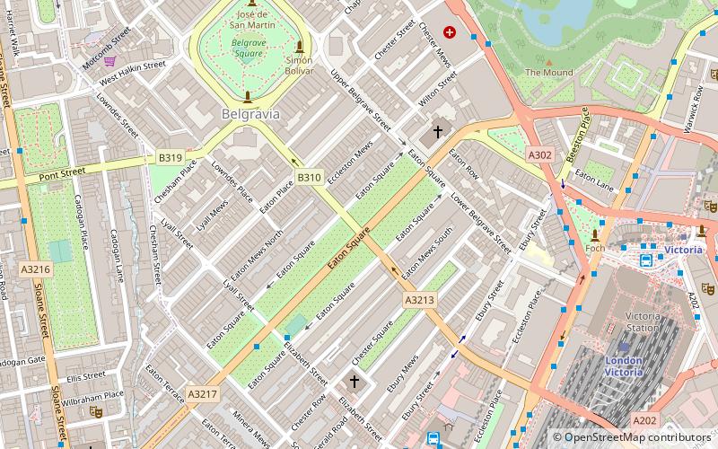 Eaton Square location map