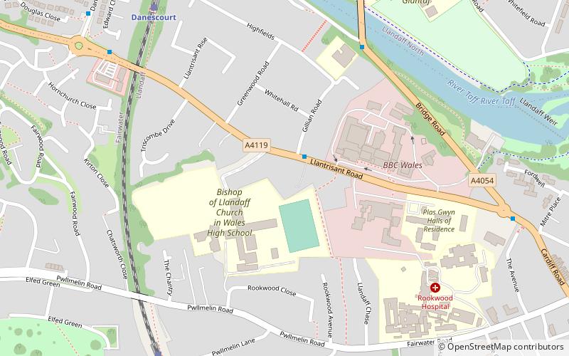 capel house cardiff location map
