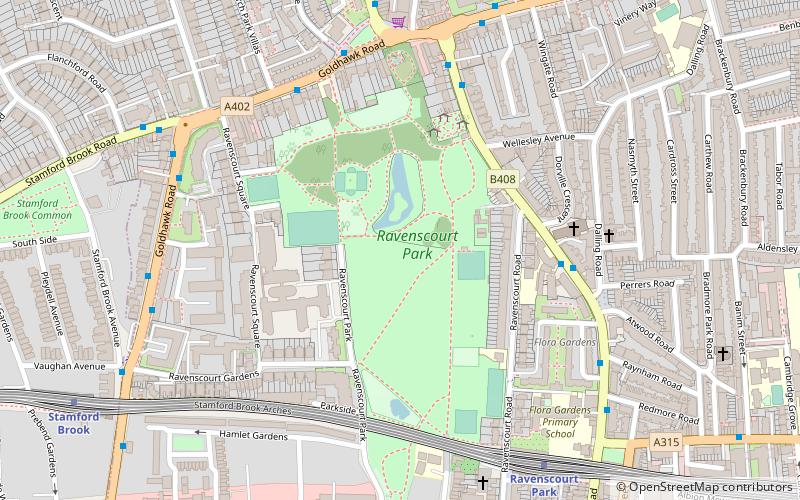 Ravenscourt Park location map