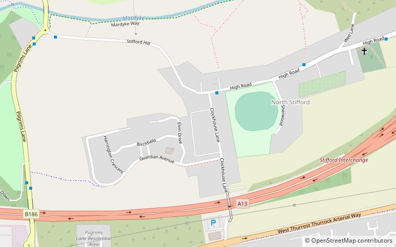 Stifford location map