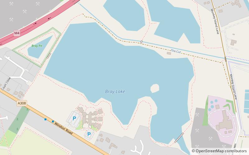 Bray Lake Watersports location map