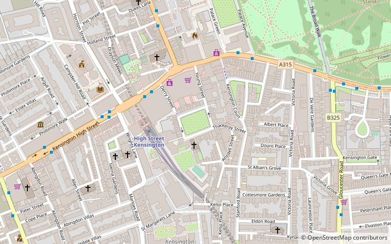 Kensington Square location map
