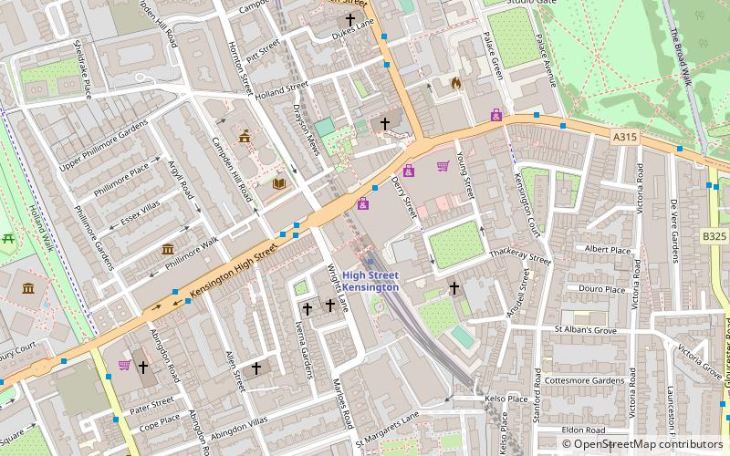 Kensington Arcade location map