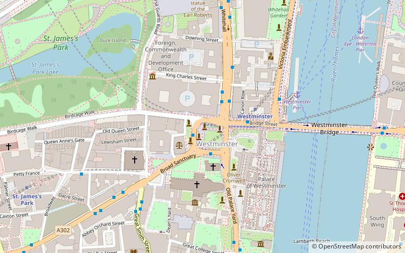 Statue of Lord Palmerston location map