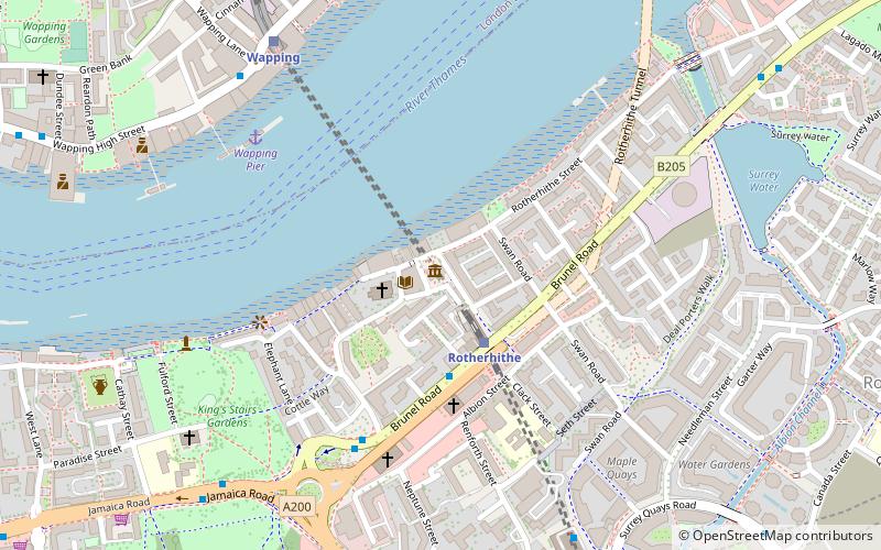Brunel Museum location map