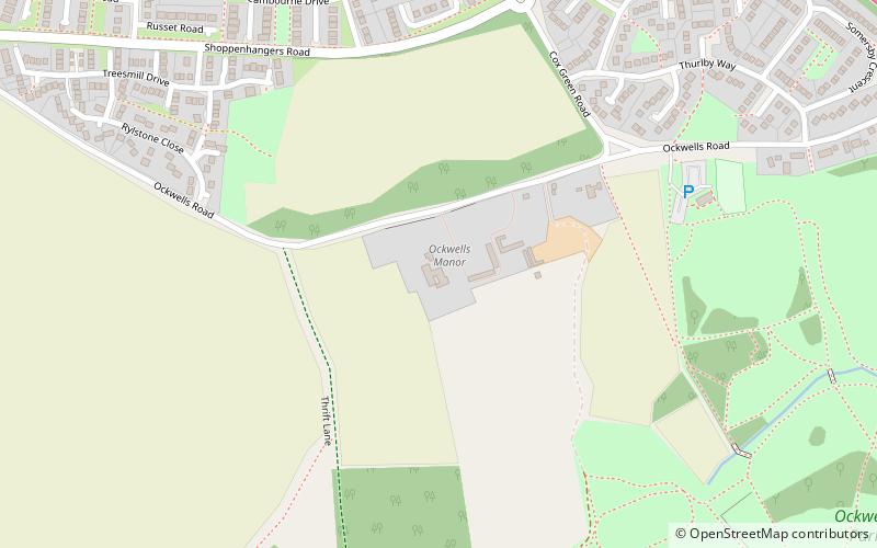 Ockwells Manor House location map