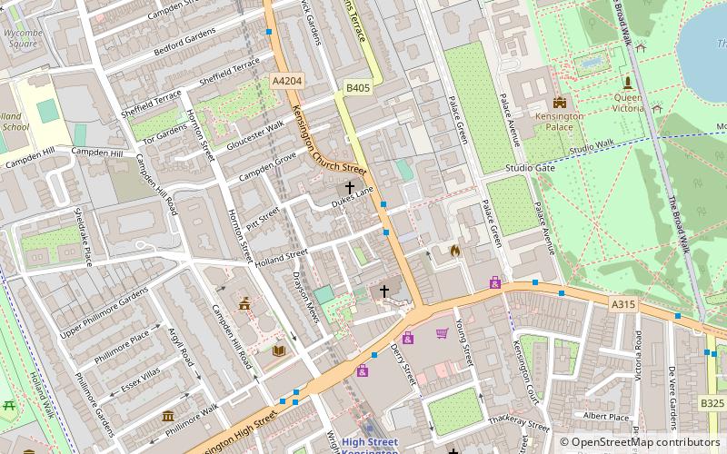 Holland Street location map