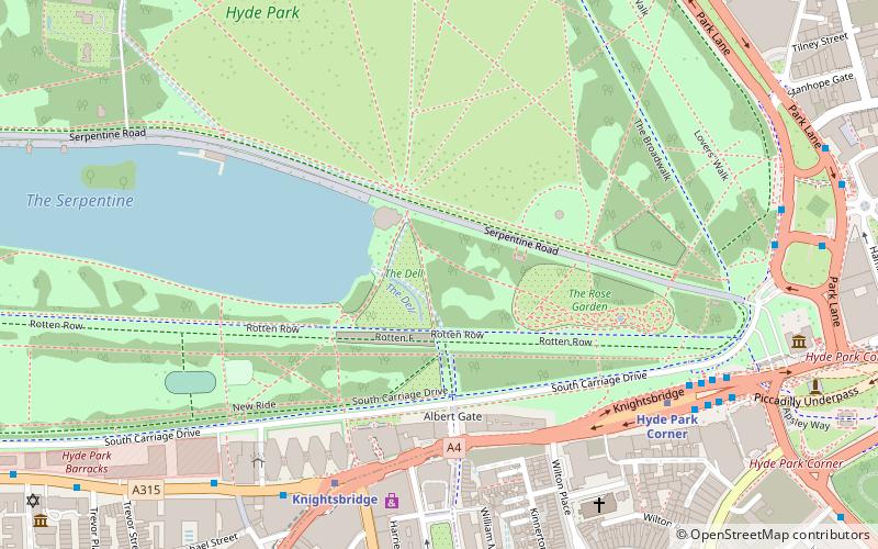 Hyde Park Holocaust Memorial location map