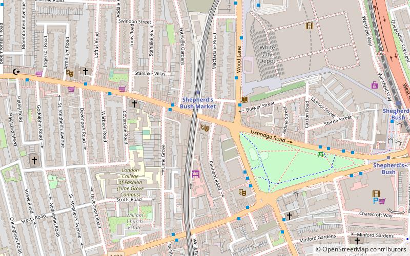 bush theatre londyn location map