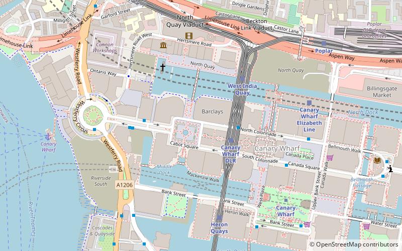 Cabot Square location map