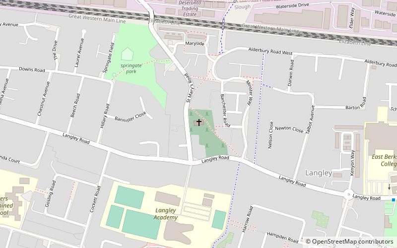 St. Mary's Church location map