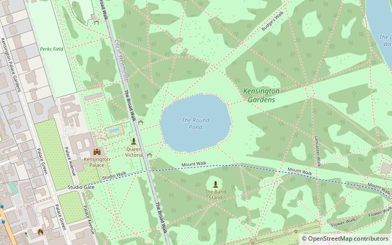 Round Pond location map