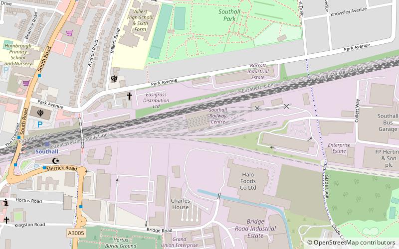 Southall Railway Centre location map
