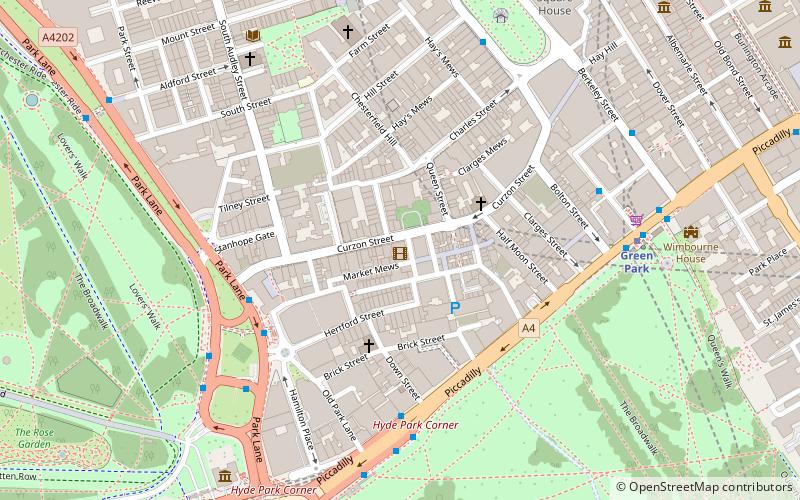 Curzon Mayfair location map