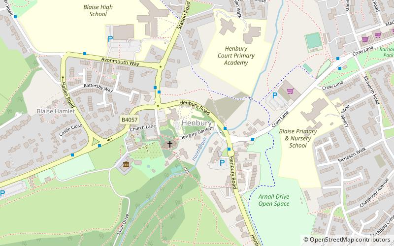 Henbury location map
