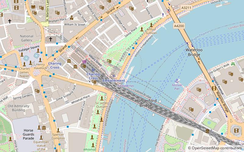Victoria Embankment location map