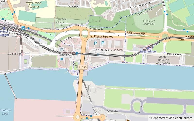 london regatta centre londres location map