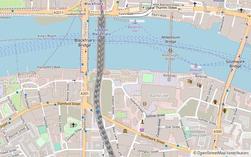Bankside Gallery location map