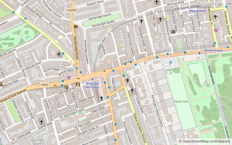 notting hill arts club londyn location map