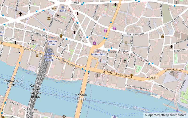 King William Street location map