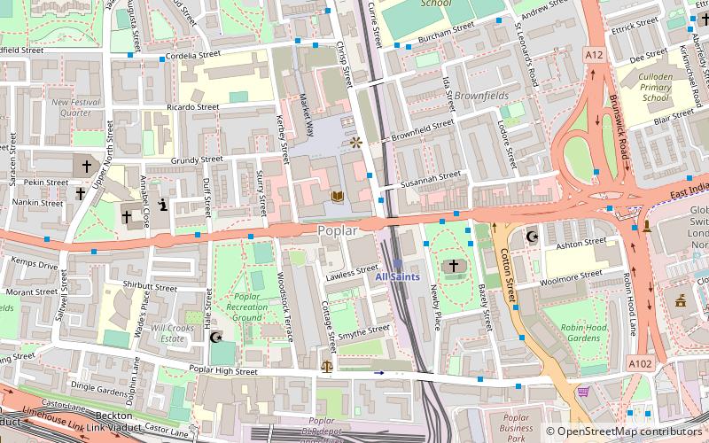 Chrisp Street Market location map