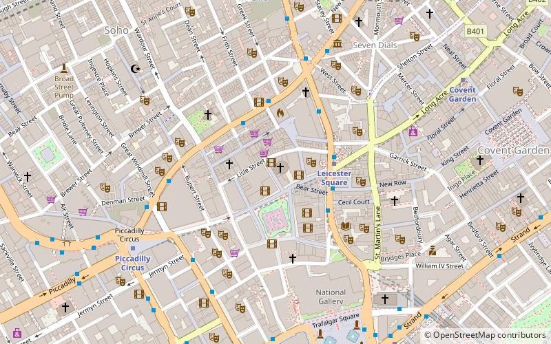 Leicester Square Theatre location map