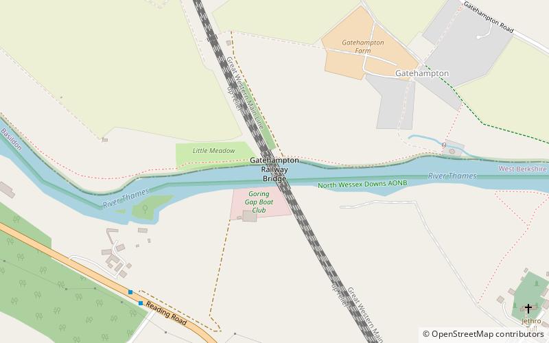 Gatehampton Railway Bridge location map