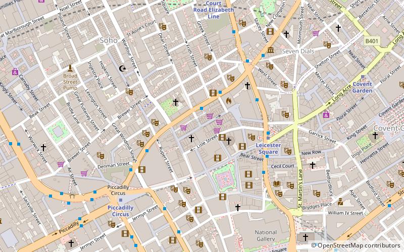 Gerrard Street location map