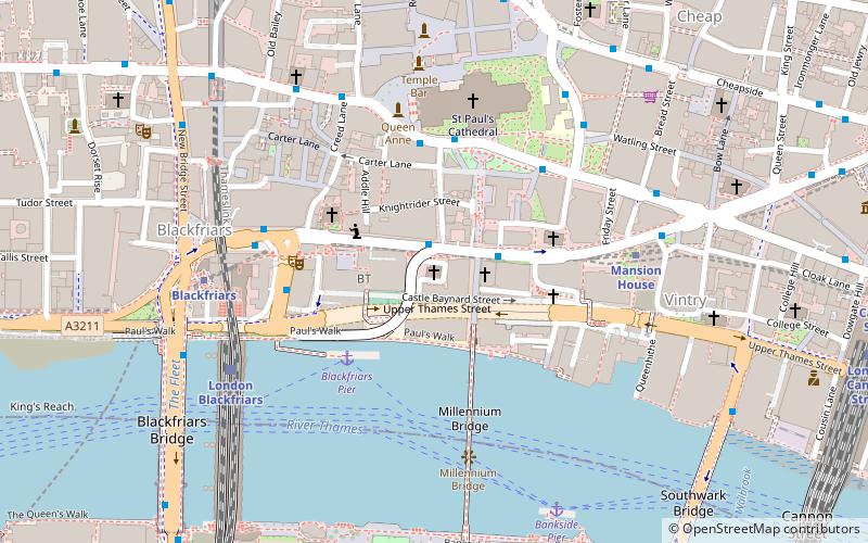 St Benet's location map