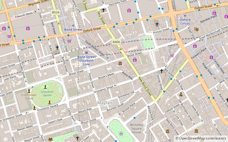 Maddox Street location map