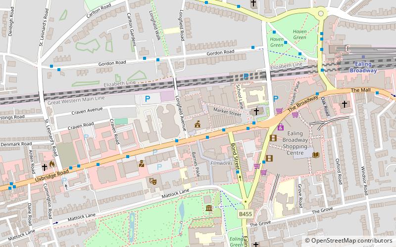 Ealing Town Hall location map