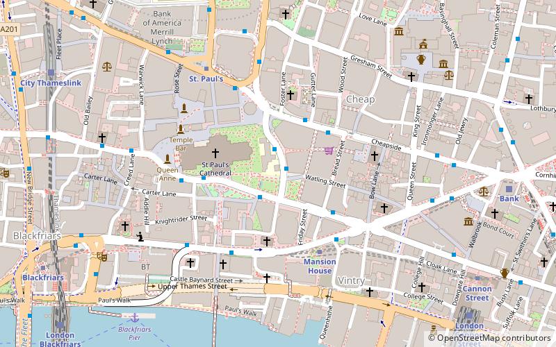 Paul's walk location map