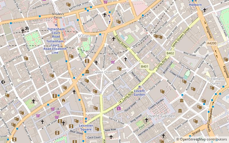 Earlham Street Market location map