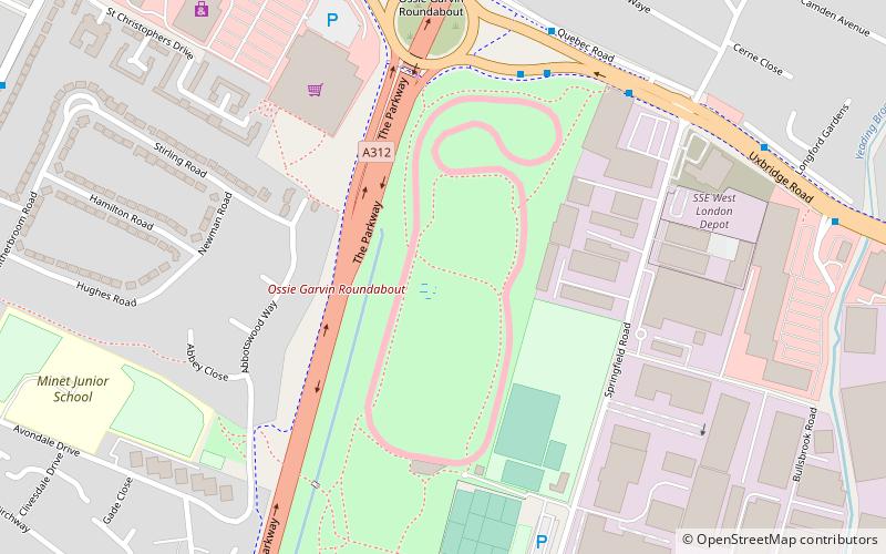 hillingdon cycle circuit londyn location map