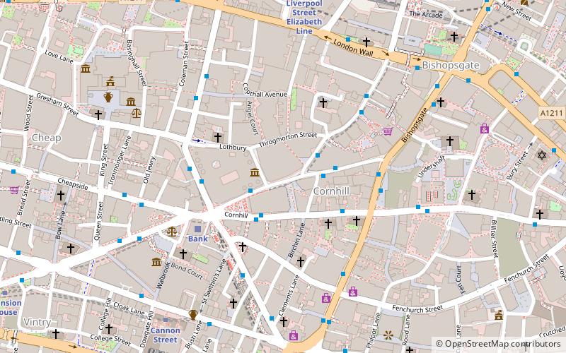 Threadneedle Street location map