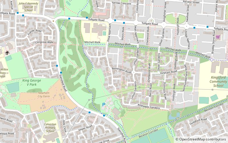 beckton district park london location map