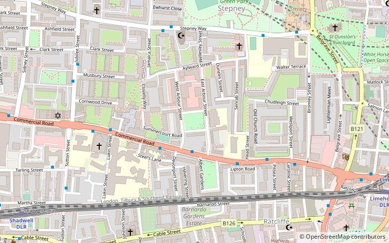 Arbour Square location map