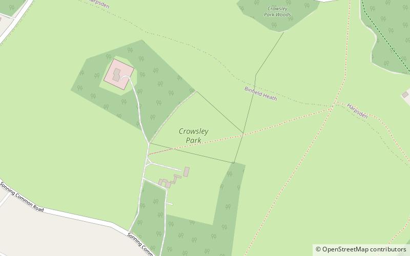 Crowsley Park House location map