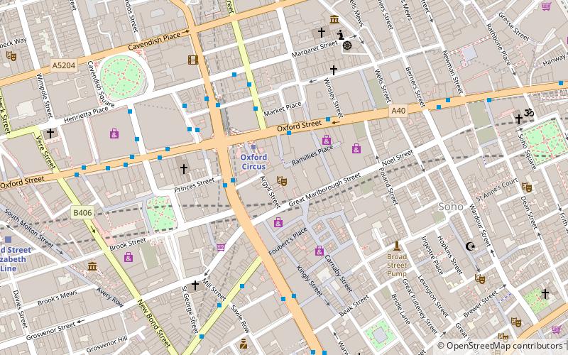 London Palladium location map