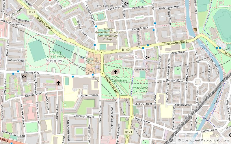 St Dunstan's location map