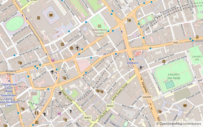 Holborn Town Hall location map