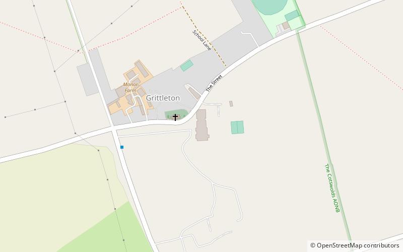 Grittleton House location map