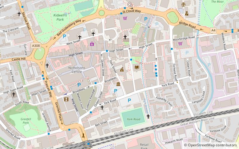 Maidenhead Town Hall location map