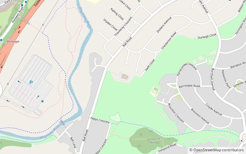 Llanrumney Hall location map