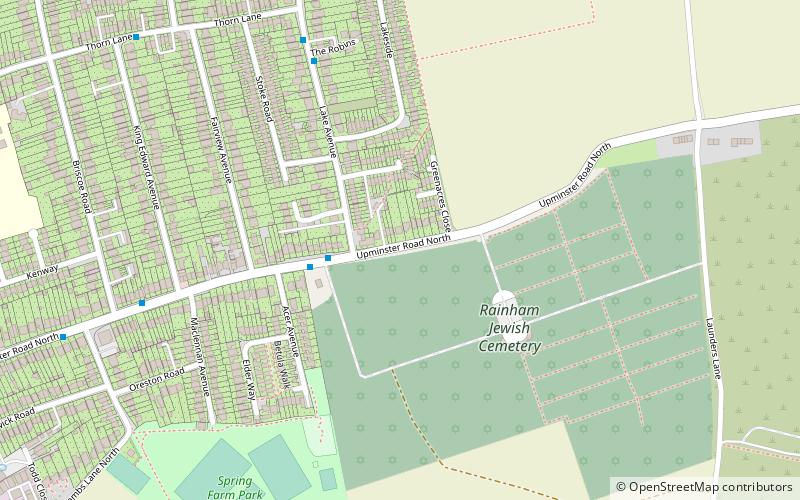eastern london cemetery purfleet location map