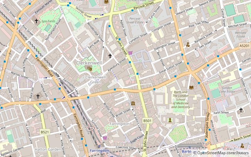 St John Clerkenwell location map