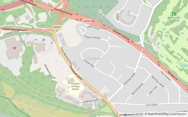 Coryton location map