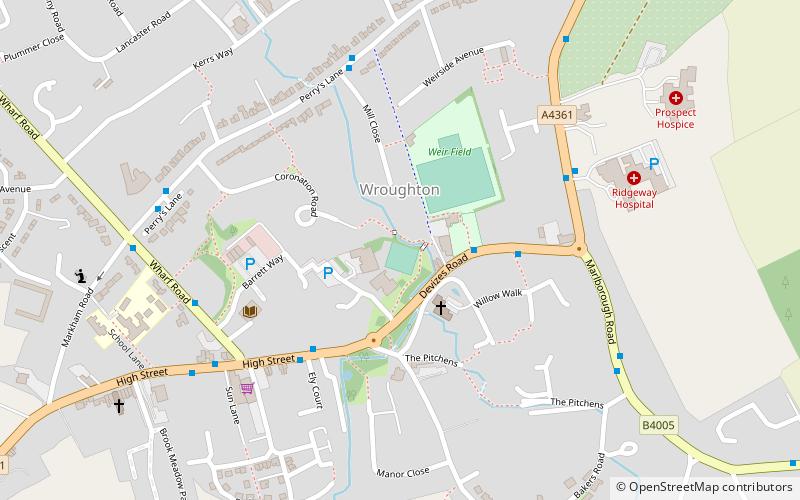 Wroughton location map